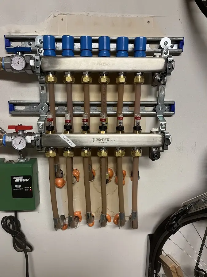 Plumber performing Leak Detection at a residential property in Lathrop